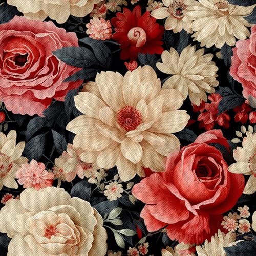 HEKO PANELS Stoff Oxford Wasserdichte Meterware Canvas-Stoff Polyester Stoff Zum Nähen Nähstoffe Dekostoffe Wasserabweisend Blickdicht Blumen 2 Meter 155 x 200 cm HEKO PANELS Stoff Oxford Wasserdichte Meterware Canvas-Stoff Polyester Stoff Zum Nähen Nähstoffe Dekostoffe Wasserabweisend Blickdicht Blumen 2 Meter 155 x 200 cm von HEKO PANELS