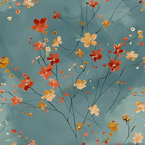 HEKO PANELS Stoff Oxford Wasserdichte Meterware Canvas-Stoff Polyester Stoff Zum Nähen Nähstoffe Dekostoffe Wasserabweisend Blickdicht Blumen 5 Meter 155 x 500 cm HEKO PANELS Stoff Oxford Wasserdichte Meterware Canvas-Stoff Polyester Stoff Zum Nähen Nähstoffe Dekostoffe Wasserabweisend Blickdicht Blumen 5 Meter 155 x 500 cm von HEKO PANELS