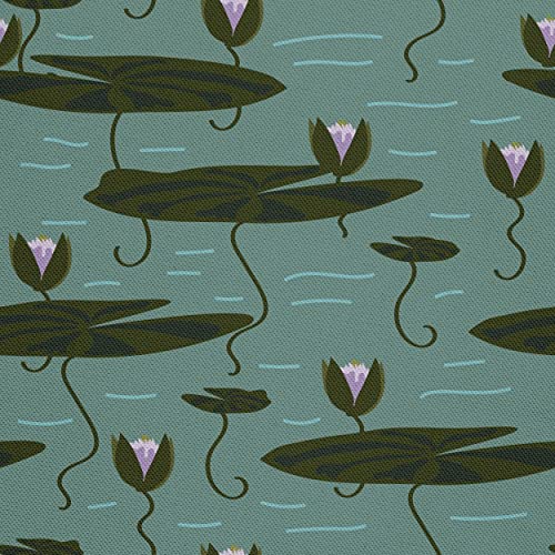 HEKO PANELS Stoff Oxford Wasserdichte Meterware Canvas-Stoff Polyester Stoff Zum Nähen Nähstoffe Dekostoffe Wasserabweisend Blickdicht Blumen Seerosen 2 Meter 155 x 200 cm HEKO PANELS Stoff Oxford Wasserdichte Meterware Canvas-Stoff Polyester Stoff Zum Nähen Nähstoffe Dekostoffe Wasserabweisend Blickdicht Blumen Seerosen 2 Meter 155 x 200 cm von HEKO PANELS