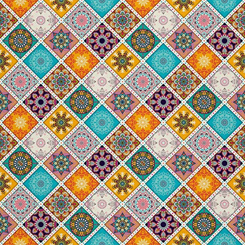 HEKO PANELS Stoff Oxford Wasserdichte Meterware Canvas-Stoff Polyester Stoff Zum Nähen Nähstoffe Dekostoffe Wasserabweisend Blickdicht Bunt Orientalisch Kariert 3 Meter 155 x 300 cm HEKO PANELS Stoff Oxford Wasserdichte Meterware Canvas-Stoff Polyester Stoff Zum Nähen Nähstoffe Dekostoffe Wasserabweisend Blickdicht Bunt Orientalisch Kariert 3 Meter 155 x 300 cm von HEKO PANELS