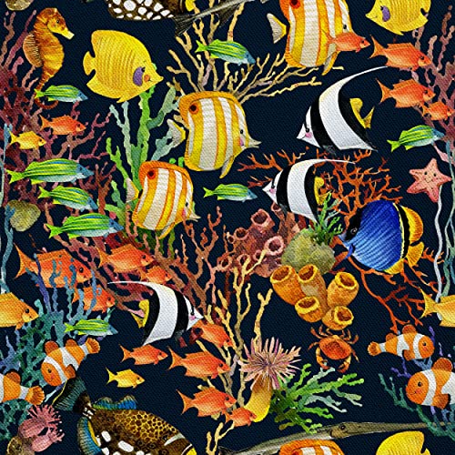 HEKO PANELS Oxford Wasserdichte Meterware Canvas-Stoff Polyester Zum Nähen Nähstoffe Dekostoffe Wasserabweisend Blickdicht Fische 1 Meter 155 x 100 cm HEKO PANELS Oxford Wasserdichte Meterware Canvas-Stoff Polyester Zum Nähen Nähstoffe Dekostoffe Wasserabweisend Blickdicht Fische 1 Meter 155 x 100 cm von HEKO PANELS