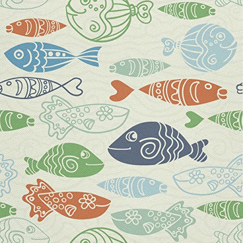 HEKO PANELS Stoff Oxford Wasserdichte Meterware Canvas-Stoff Polyester Stoff Zum Nähen Nähstoffe Dekostoffe Wasserabweisend Blickdicht Fische 2 Meter 155 x 200 cm HEKO PANELS Stoff Oxford Wasserdichte Meterware Canvas-Stoff Polyester Stoff Zum Nähen Nähstoffe Dekostoffe Wasserabweisend Blickdicht Fische 2 Meter 155 x 200 cm von HEKO PANELS