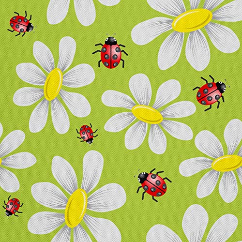 HEKO PANELS Stoff Oxford Wasserdichte Meterware Canvas-Stoff Polyester Stoff Zum Nähen Nähstoffe Dekostoffe Wasserabweisend Blickdicht Gänseblümchen Blumen 2 Meter 155 x 200 cm HEKO PANELS Stoff Oxford Wasserdichte Meterware Canvas-Stoff Polyester Stoff Zum Nähen Nähstoffe Dekostoffe Wasserabweisend Blickdicht Gänseblümchen Blumen 2 Meter 155 x 200 cm von HEKO PANELS