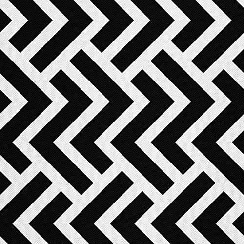 HEKO PANELS Stoff Oxford Wasserdichte Meterware Canvas-Stoff Polyester Stoff Zum Nähen Nähstoffe Dekostoffe Wasserabweisend Blickdicht Geometrisch Schwarz Weiß 1 Meter 155 x 100 cm HEKO PANELS Stoff Oxford Wasserdichte Meterware Canvas-Stoff Polyester Stoff Zum Nähen Nähstoffe Dekostoffe Wasserabweisend Blickdicht Geometrisch Schwarz Weiß 1 Meter 155 x 100 cm von HEKO PANELS