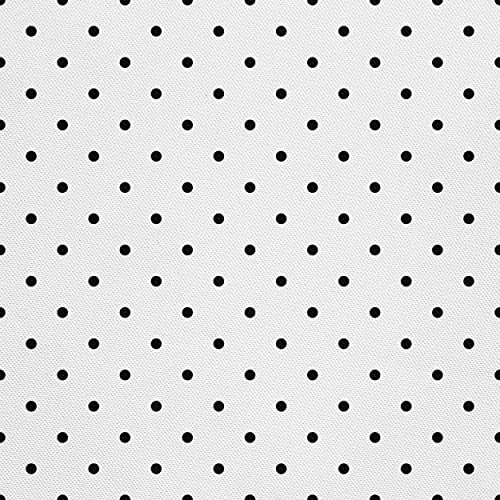 HEKO PANELS Stoff Oxford Wasserdichte Meterware Canvas-Stoff Polyester Stoff Zum Nähen Nähstoffe Dekostoffe Wasserabweisend Blickdicht Gepunktet Schwarz Weiß 2 Meter 155 x 200 cm HEKO PANELS Stoff Oxford Wasserdichte Meterware Canvas-Stoff Polyester Stoff Zum Nähen Nähstoffe Dekostoffe Wasserabweisend Blickdicht Gepunktet Schwarz Weiß 2 Meter 155 x 200 cm von HEKO PANELS