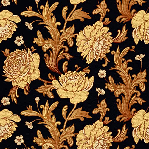 HEKO PANELS Stoff Oxford Wasserdichte Meterware Canvas-Stoff Polyester Stoff Zum Nähen Nähstoffe Dekostoffe Wasserabweisend Blickdicht Goldene Rosen 1 Meter 155 x 100 cm HEKO PANELS Stoff Oxford Wasserdichte Meterware Canvas-Stoff Polyester Stoff Zum Nähen Nähstoffe Dekostoffe Wasserabweisend Blickdicht Goldene Rosen 1 Meter 155 x 100 cm von HEKO PANELS