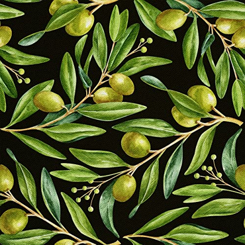 HEKO PANELS Stoff Oxford Wasserdichte Meterware Canvas-Stoff Polyester Stoff Zum Nähen Nähstoffe Dekostoffe Wasserabweisend Blickdicht Grüne Olivenzweige 1 Meter 155 x 100 cm HEKO PANELS Stoff Oxford Wasserdichte Meterware Canvas-Stoff Polyester Stoff Zum Nähen Nähstoffe Dekostoffe Wasserabweisend Blickdicht Grüne Olivenzweige 1 Meter 155 x 100 cm von HEKO PANELS