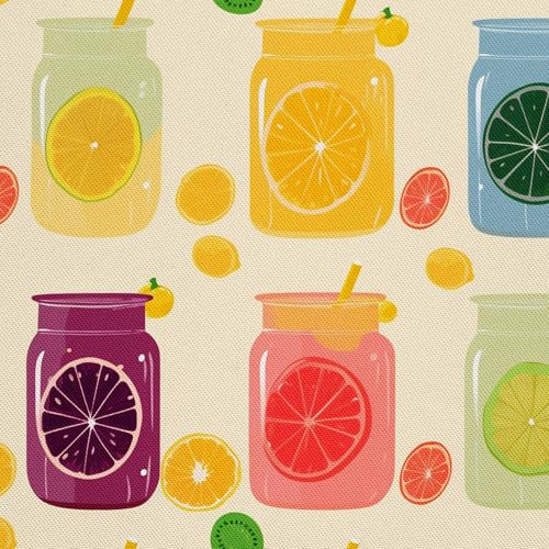 HEKO PANELS Stoff Oxford Wasserdichte Meterware Canvas-Stoff Polyester Stoff Zum Nähen Nähstoffe Dekostoffe Wasserabweisend Blickdicht Obst 1 Meter 155 x 100 cm HEKO PANELS Stoff Oxford Wasserdichte Meterware Canvas-Stoff Polyester Stoff Zum Nähen Nähstoffe Dekostoffe Wasserabweisend Blickdicht Obst 1 Meter 155 x 100 cm von HEKO PANELS
