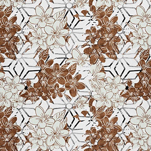 HEKO PANELS Oxford Wasserdichte Meterware Canvas-Stoff Polyester Zum Nähen Nähstoffe Möbelstoffe Dekostoffe Handwerken Wasserabweisend Blickdicht Blumen Braun 2 Meter 155 x 200 cm HEKO PANELS Oxford Wasserdichte Meterware Canvas-Stoff Polyester Zum Nähen Nähstoffe Möbelstoffe Dekostoffe Handwerken Wasserabweisend Blickdicht Blumen Braun 2 Meter 155 x 200 cm von HEKO PANELS
