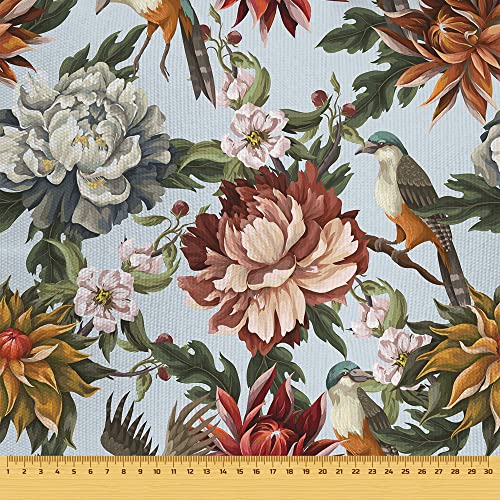 HEKO PANELS Stoff Oxford Wasserdichte Meterware CanvasPolyester Stoff Zum Nähen Nähstoffe Möbelstoffe Dekostoffe Handwerken Wasserabweisend Blickdicht Blumen Bunt Vintage 100 x 155 cm HEKO PANELS Stoff Oxford Wasserdichte Meterware CanvasPolyester Stoff Zum Nähen Nähstoffe Möbelstoffe Dekostoffe Handwerken Wasserabweisend Blickdicht Blumen Bunt Vintage 100 x 155 cm von HEKO PANELS
