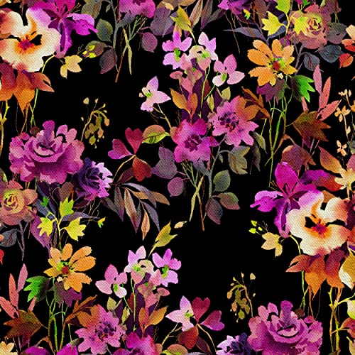 HEKO PANELS Stoff Oxford Wasserdichte Meterware Canvas-Stoff Polyester Stoff Zum Nähen Nähstoffe Möbelstoffe Dekostoffe Handwerken Wasserabweisend Blickdicht Blumen Schwarz Bunt 3 Meter 155 x 300 cm HEKO PANELS Stoff Oxford Wasserdichte Meterware Canvas-Stoff Polyester Stoff Zum Nähen Nähstoffe Möbelstoffe Dekostoffe Handwerken Wasserabweisend Blickdicht Blumen Schwarz Bunt 3 Meter 155 x 300 cm von HEKO PANELS