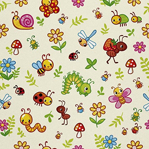 HEKO PANELS Stoff Oxford Wasserdichte Meterware Canvas-Stoff Polyester Stoff Zum Nähen Nähstoffe Möbelstoffe Dekostoffe Handwerken Wasserabweisend Blickdicht Bunte Würmer 2 Meter 155 x 200 cm HEKO PANELS Stoff Oxford Wasserdichte Meterware Canvas-Stoff Polyester Stoff Zum Nähen Nähstoffe Möbelstoffe Dekostoffe Handwerken Wasserabweisend Blickdicht Bunte Würmer 2 Meter 155 x 200 cm von HEKO PANELS
