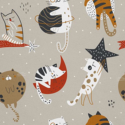 HEKO PANELS Stoff Oxford Wasserdichte Meterware Canvas Polyester Stoff Zum Nähen Nähstoffe Möbelstoffe Dekostoffe Handwerken Wasserabweisend Blickdicht Katzen Kosmos 1 Meter 155 x 100 cm HEKO PANELS Stoff Oxford Wasserdichte Meterware Canvas Polyester Stoff Zum Nähen Nähstoffe Möbelstoffe Dekostoffe Handwerken Wasserabweisend Blickdicht Katzen Kosmos 1 Meter 155 x 100 cm von HEKO PANELS