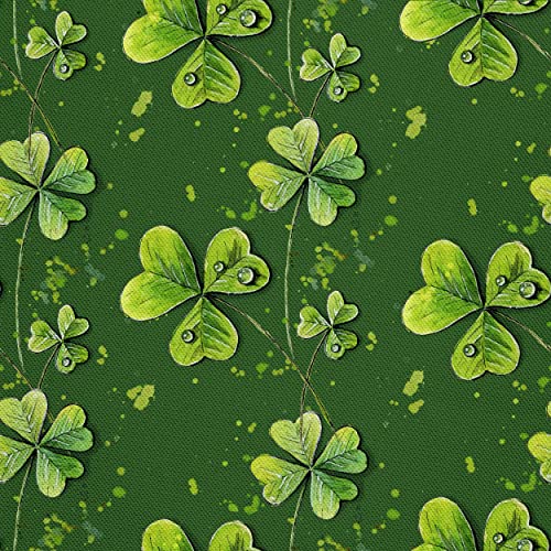 HEKO PANELS Stoff Oxford Wasserdichte Meterware Canvas-Stoff Polyester Stoff Zum Nähen Nähstoffe Möbelstoffe Dekostoffe Handwerken Wasserabweisend Blickdicht Kleeblätter Shamrock 2 Meter 155 x 200 cm HEKO PANELS Stoff Oxford Wasserdichte Meterware Canvas-Stoff Polyester Stoff Zum Nähen Nähstoffe Möbelstoffe Dekostoffe Handwerken Wasserabweisend Blickdicht Kleeblätter Shamrock 2 Meter 155 x 200 cm von HEKO PANELS