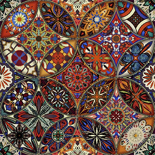 HEKO PANELS Stoff Oxford Wasserdichte Meterware Canvas-Stoff Polyester Stoff Zum Nähen Nähstoffe Möbelstoffe Dekostoffe Handwerken Wasserabweisend Blickdicht Mandala Ethnisch 5 Meter 155 x 500 cm HEKO PANELS Stoff Oxford Wasserdichte Meterware Canvas-Stoff Polyester Stoff Zum Nähen Nähstoffe Möbelstoffe Dekostoffe Handwerken Wasserabweisend Blickdicht Mandala Ethnisch 5 Meter 155 x 500 cm von HEKO PANELS