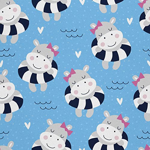 HEKO PANELS Stoff Oxford Wasserdichte Meterware Canvas-Stoff Polyester Stoff Zum Nähen Nähstoffe Möbelstoffe Dekostoffe Handwerken Wasserabweisend Blickdicht Nilpferde 1 Meter 155 x 100 cm HEKO PANELS Stoff Oxford Wasserdichte Meterware Canvas-Stoff Polyester Stoff Zum Nähen Nähstoffe Möbelstoffe Dekostoffe Handwerken Wasserabweisend Blickdicht Nilpferde 1 Meter 155 x 100 cm von HEKO PANELS