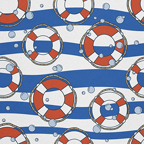 HEKO PANELS Stoff Oxford Meterware Canvas-Stoff Polyester Zum Nähen Nähstoffe Möbelstoffe Dekostoffe Handwerken Wasserabweisend Blickdicht Rettungsringe 1 Meter 155 x 100 cm, (DX205) HEKO PANELS Stoff Oxford Meterware Canvas-Stoff Polyester Zum Nähen Nähstoffe Möbelstoffe Dekostoffe Handwerken Wasserabweisend Blickdicht Rettungsringe 1 Meter 155 x 100 cm, (DX205) von HEKO PANELS