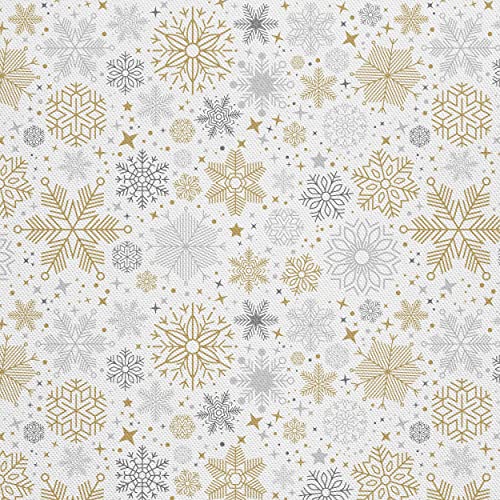 HEKO PANELS Stoff Oxford Wasserdichte Meterware Canvas-Stoff Polyester Stoff Zum Nähen Nähstoffe Möbelstoffe Dekostoffe Handwerken Wasserabweisend Blickdicht Schneeflocken 2 Meter 155 x 200 cm HEKO PANELS Stoff Oxford Wasserdichte Meterware Canvas-Stoff Polyester Stoff Zum Nähen Nähstoffe Möbelstoffe Dekostoffe Handwerken Wasserabweisend Blickdicht Schneeflocken 2 Meter 155 x 200 cm von HEKO PANELS