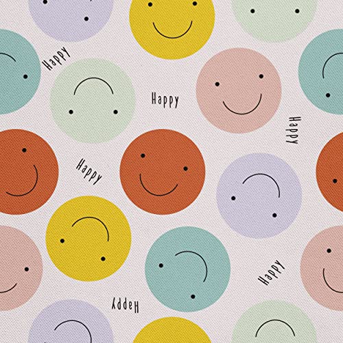 HEKO PANELS Oxford Wasserdichte Meterware Canvas-Stoff Polyester Zum Nähen Nähstoffe Möbelstoffe Dekostoffe Handwerken Wasserabweisend Blickdicht Smileys 2 Meter 155 x 200 cm HEKO PANELS Oxford Wasserdichte Meterware Canvas-Stoff Polyester Zum Nähen Nähstoffe Möbelstoffe Dekostoffe Handwerken Wasserabweisend Blickdicht Smileys 2 Meter 155 x 200 cm von HEKO PANELS