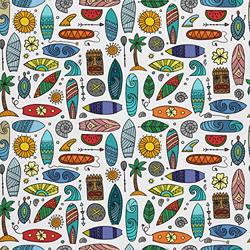 HEKO PANELS Stoff Oxford Wasserdichte Meterware Canvas-Stoff Polyester Stoff Zum Nähen Nähstoffe Möbelstoffe Dekostoffe Handwerken Wasserabweisend Blickdicht Surfbretter 5 Meter 155 x 500 cm von HEKO PANELS