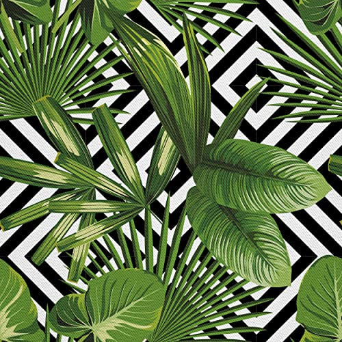 HEKO PANELS Stoff Oxford Wasserdichte Meterware Canvas-Stoff Polyester Stoff Zum Nähen Nähstoffe Möbelstoffe Dekostoffe Handwerken Wasserabweisend Blickdicht Tropen Tropical 3 Meter 155 x 300 cm von HEKO PANELS