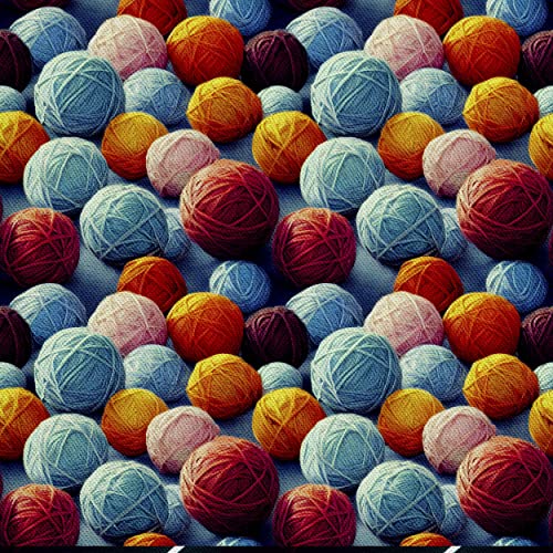 HEKO PANELS Stoff Oxford Wasserdichte Meterware Canvas-Stoff Polyester Stoff Zum Nähen Nähstoffe Möbelstoffe Dekostoffe Handwerken Wasserabweisend Blickdicht Wollknäuel 1 Meter 155 x 100 cm, DX1475 von HEKO PANELS