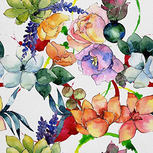 HEKO PANELS Stoff Oxford Wasserdichte Meterware Canvas-Stoff Polyester Stoff Zum Nähen Nähstoffe Möbelstoffe Dekostoffe Wasserabweisend Blickdicht Blumen Bunt 1 Meter 155 x 100 cm HEKO PANELS Stoff Oxford Wasserdichte Meterware Canvas-Stoff Polyester Stoff Zum Nähen Nähstoffe Möbelstoffe Dekostoffe Wasserabweisend Blickdicht Blumen Bunt 1 Meter 155 x 100 cm von HEKO PANELS