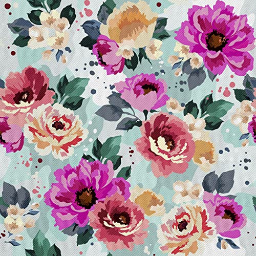 HEKO PANELS Stoff Oxford Wasserdichte Meterware Canvas-Stoff Polyester Stoff Zum Nähen Nähstoffe Möbelstoffe Dekostoffe Wasserabweisend Blickdicht Blumen Bunt 1 Meter 155 x 100 cm HEKO PANELS Stoff Oxford Wasserdichte Meterware Canvas-Stoff Polyester Stoff Zum Nähen Nähstoffe Möbelstoffe Dekostoffe Wasserabweisend Blickdicht Blumen Bunt 1 Meter 155 x 100 cm von HEKO PANELS