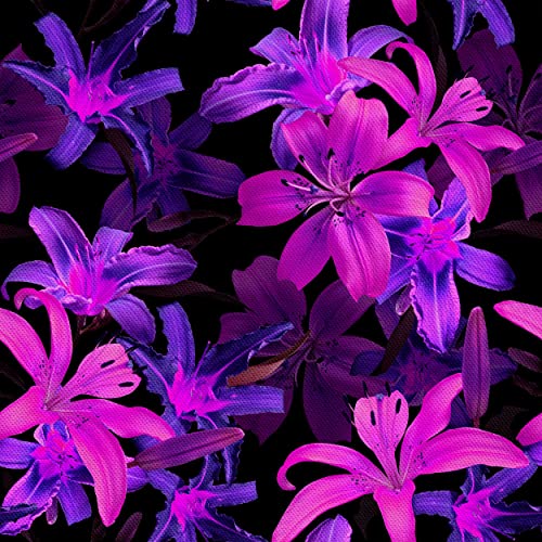HEKO PANELS Stoff Oxford Meterware Canvas-Stoff Polyester Zum Nähen Nähstoffe Möbelstoffe Dekostoffe Wasserabweisend Blickdicht Blumen Lilien Magenta 2 Meter 155 x 200 cm, DX1272/2MB HEKO PANELS Stoff Oxford Meterware Canvas-Stoff Polyester Zum Nähen Nähstoffe Möbelstoffe Dekostoffe Wasserabweisend Blickdicht Blumen Lilien Magenta 2 Meter 155 x 200 cm, DX1272/2MB von HEKO PANELS