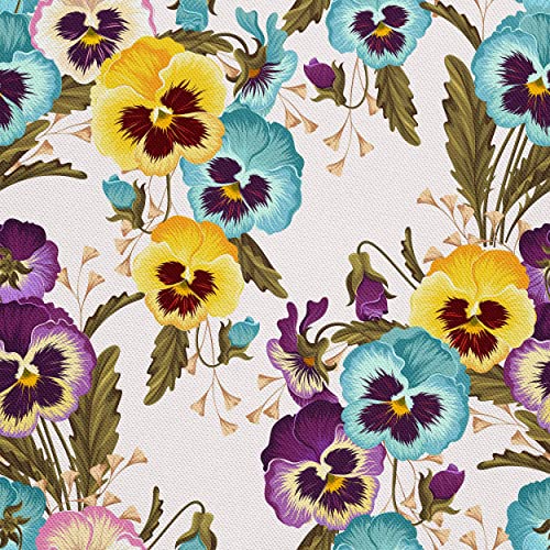 HEKO PANELS Stoff Oxford Wasserdichte Meterware Canvas-Stoff Polyester Stoff Zum Nähen Nähstoffe Möbelstoffe Dekostoffe Wasserabweisend Blickdicht Blumen Stiefmütterchen 5 Meter 155 x 500 cm HEKO PANELS Stoff Oxford Wasserdichte Meterware Canvas-Stoff Polyester Stoff Zum Nähen Nähstoffe Möbelstoffe Dekostoffe Wasserabweisend Blickdicht Blumen Stiefmütterchen 5 Meter 155 x 500 cm von HEKO PANELS