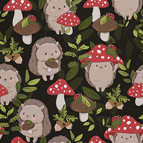 HEKO PANELS Stoff Oxford Wasserdichte Meterware Canvas-Stoff Polyester Stoff Zum Nähen Nähstoffe Möbelstoffe Dekostoffe Wasserabweisend Blickdicht Igel Fliegenpilze Wald 2 Meter 155 x 200 cm HEKO PANELS Stoff Oxford Wasserdichte Meterware Canvas-Stoff Polyester Stoff Zum Nähen Nähstoffe Möbelstoffe Dekostoffe Wasserabweisend Blickdicht Igel Fliegenpilze Wald 2 Meter 155 x 200 cm von HEKO PANELS