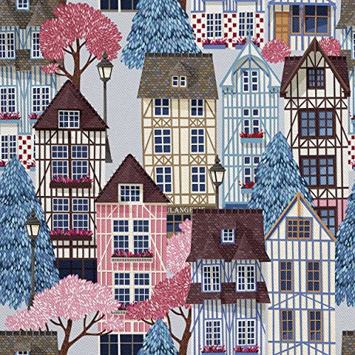 HEKO PANELS Stoff Oxford Wasserdichte Meterware Canvas-Stoff Polyester Stoff Zum Nähen Nähstoffe Möbelstoffe Dekostoffe Wasserabweisend Blickdicht Kinder Häuser Bunt 1 Meter 155 x 100 cm HEKO PANELS Stoff Oxford Wasserdichte Meterware Canvas-Stoff Polyester Stoff Zum Nähen Nähstoffe Möbelstoffe Dekostoffe Wasserabweisend Blickdicht Kinder Häuser Bunt 1 Meter 155 x 100 cm von HEKO PANELS