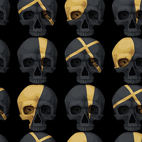 HEKO PANELS Stoff Oxford Wasserdichte Meterware Canvas-Stoff Polyester Stoff Zum Nähen Nähstoffe Möbelstoffe Dekostoffe Wasserabweisend Blickdicht Schädel Totenkopf 5 Meter 155 x 500 cm HEKO PANELS Stoff Oxford Wasserdichte Meterware Canvas-Stoff Polyester Stoff Zum Nähen Nähstoffe Möbelstoffe Dekostoffe Wasserabweisend Blickdicht Schädel Totenkopf 5 Meter 155 x 500 cm von HEKO PANELS