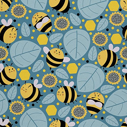 HEKO PANELS Stoff Oxford Wasserdichte Meterware Canvas-Stoff Polyester Zum Nähen Nähstoffe Möbelstoffe Dekostoffe Wasserabweisend Blickdicht Kinder Bienen Blätter 3 Meter 155 x 300 cm HEKO PANELS Stoff Oxford Wasserdichte Meterware Canvas-Stoff Polyester Zum Nähen Nähstoffe Möbelstoffe Dekostoffe Wasserabweisend Blickdicht Kinder Bienen Blätter 3 Meter 155 x 300 cm von HEKO PANELS