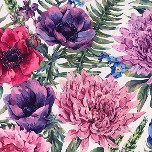 HEKO PANELS Stoff Oxford Wasserdichte Meterware CanvasPolyester Stoff Zum Nähen Nähstoffe Möbelstoffe Dekostoffe Handwerken Wasserabweisend Blickdicht Blumen Lila Bunt 100 x 160 cm HEKO PANELS Stoff Oxford Wasserdichte Meterware CanvasPolyester Stoff Zum Nähen Nähstoffe Möbelstoffe Dekostoffe Handwerken Wasserabweisend Blickdicht Blumen Lila Bunt 100 x 160 cm von HEKO PANELS