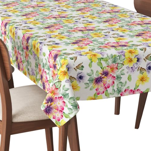 HEKO PANELS Tischdecke 140 x 110 cm Abwaschbar Tischtuch Gartentischdecke Fleckschutz Wasserabweisend Tafeldecke Blumen HEKO PANELS Tischdecke 140 x 110 cm Abwaschbar Tischtuch Gartentischdecke Fleckschutz Wasserabweisend Tafeldecke Blumen von HEKO PANELS