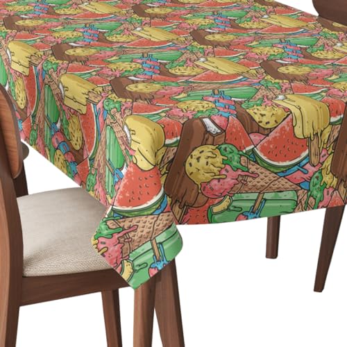 HEKO PANELS Tischdecke 140 x 110 cm Abwaschbar Tischtuch Gartentischdecke Fleckschutz Wasserabweisend Tafeldecke EIS Obst HEKO PANELS Tischdecke 140 x 110 cm Abwaschbar Tischtuch Gartentischdecke Fleckschutz Wasserabweisend Tafeldecke EIS Obst von HEKO PANELS