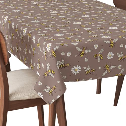 HEKO PANELS Tischdecke 140 x 200 cm Abwaschbar Tischtuch Gartentischdecke Fleckschutz Wasserabweisend Tafeldecke Bienen Blumen HEKO PANELS Tischdecke 140 x 200 cm Abwaschbar Tischtuch Gartentischdecke Fleckschutz Wasserabweisend Tafeldecke Bienen Blumen von HEKO PANELS