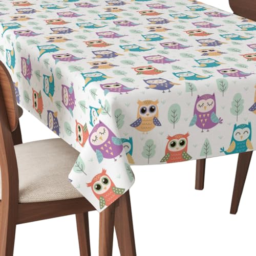 HEKO PANELS Tischdecke 140 x 250 cm Abwaschbar Tischtuch Gartentischdecke Fleckschutz Wasserabweisend Tafeldecke Eulen HEKO PANELS Tischdecke 140 x 250 cm Abwaschbar Tischtuch Gartentischdecke Fleckschutz Wasserabweisend Tafeldecke Eulen von HEKO PANELS
