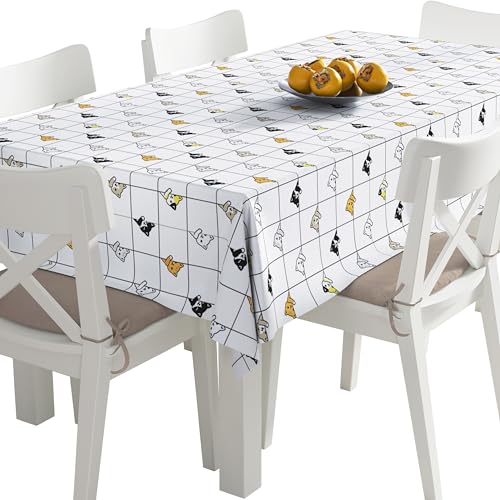 HEKO PANELS Tischdecke 140 x 250 cm Abwaschbar Tischtuch Gartentischdecke Fleckschutz Wasserabweisend Tafeldecke Katzen HEKO PANELS Tischdecke 140 x 250 cm Abwaschbar Tischtuch Gartentischdecke Fleckschutz Wasserabweisend Tafeldecke Katzen von HEKO PANELS