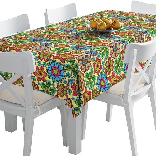 HEKO PANELS Tischdecke Wasserabweisend Abwaschbar 140 x 110 cm Tischtuch Outdoor Gartentischdecke Fleckschutz Tafeldecke Indisches Muster HEKO PANELS Tischdecke Wasserabweisend Abwaschbar 140 x 110 cm Tischtuch Outdoor Gartentischdecke Fleckschutz Tafeldecke Indisches Muster von HEKO PANELS