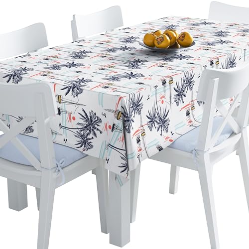 HEKO PANELS Tischdecke Wasserabweisend Abwaschbar 140 x 110 cm Tischtuch Outdoor Gartentischdecke Fleckschutz Tafeldecke Palmen Segelboote HEKO PANELS Tischdecke Wasserabweisend Abwaschbar 140 x 110 cm Tischtuch Outdoor Gartentischdecke Fleckschutz Tafeldecke Palmen Segelboote von HEKO PANELS