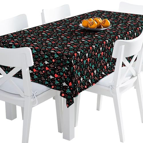 HEKO PANELS Tischdecke Wasserabweisend Abwaschbar 140 x 110 cm Weihnachtstischdecke Tischtuch Weihnachtstischtuch Fleckschutz Tafeldecke Tannenbäume Weihnachtsbäume HEKO PANELS Tischdecke Wasserabweisend Abwaschbar 140 x 110 cm Weihnachtstischdecke Tischtuch Weihnachtstischtuch Fleckschutz Tafeldecke Tannenbäume Weihnachtsbäume von HEKO PANELS