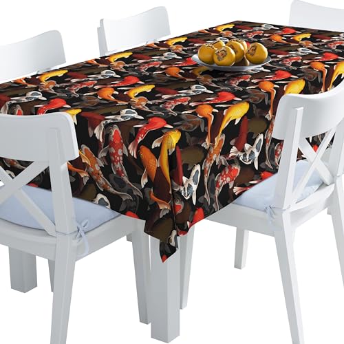 HEKO PANELS Tischdecke Wasserabweisend Abwaschbar 140 x 200 cm Tischtuch Outdoor Gartentischdecke Fleckschutz Tafeldecke Koi Karpfen HEKO PANELS Tischdecke Wasserabweisend Abwaschbar 140 x 200 cm Tischtuch Outdoor Gartentischdecke Fleckschutz Tafeldecke Koi Karpfen von HEKO PANELS
