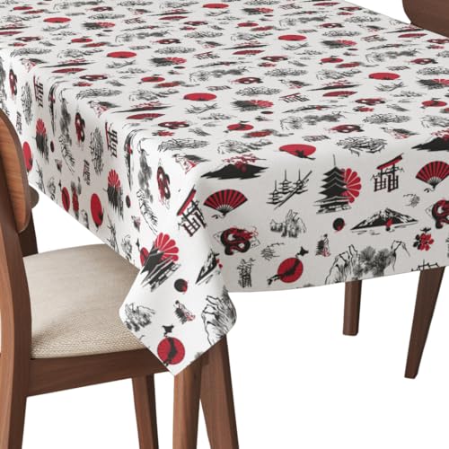 HEKO PANELS Tischdecke Wasserabweisend Abwaschbar 140 x 220 cm Tischtuch Outdoor Gartentischdecke Fleckschutz Tafeldecke Japan HEKO PANELS Tischdecke Wasserabweisend Abwaschbar 140 x 220 cm Tischtuch Outdoor Gartentischdecke Fleckschutz Tafeldecke Japan von HEKO PANELS