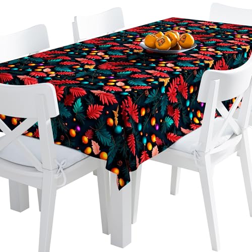 HEKO PANELS Tischdecke Wasserabweisend Abwaschbar 140 x 220 cm Weihnachtstischdecke Tischtuch Weihnachtstischtuch Fleckschutz Tafeldecke Weihnachten Weihnachtsmuster HEKO PANELS Tischdecke Wasserabweisend Abwaschbar 140 x 220 cm Weihnachtstischdecke Tischtuch Weihnachtstischtuch Fleckschutz Tafeldecke Weihnachten Weihnachtsmuster von HEKO PANELS