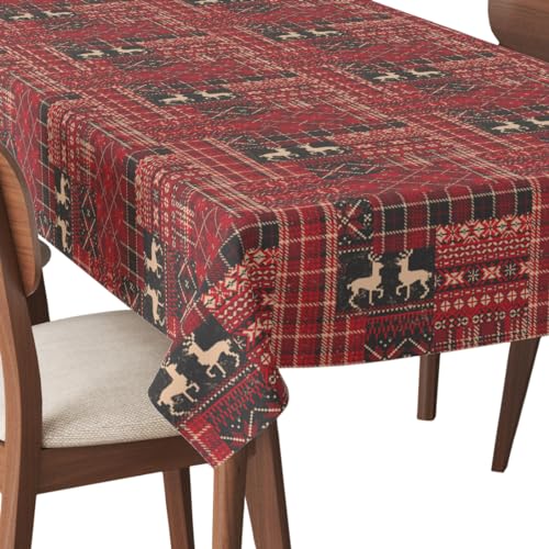 HEKO PANELS Tischdecke Wasserabweisend Abwaschbar 140 x 300 cm Tischtuch Outdoor Gartentischdecke Fleckschutz Tafeldecke Weihnachten Weihnachtsmuster HEKO PANELS Tischdecke Wasserabweisend Abwaschbar 140 x 300 cm Tischtuch Outdoor Gartentischdecke Fleckschutz Tafeldecke Weihnachten Weihnachtsmuster von HEKO PANELS
