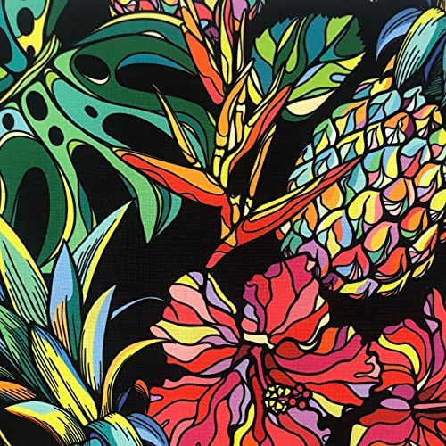 HEKO PANELS Stoff Oxford Wasserdichte Meterware CanvasPolyester Stoff Zum Nähen Nähstoffe Möbelstoffe Dekostoffe Handwerken Wasserabweisend Blickdicht Jungle Schwarz Bunt 100 x 160 cm HEKO PANELS Stoff Oxford Wasserdichte Meterware CanvasPolyester Stoff Zum Nähen Nähstoffe Möbelstoffe Dekostoffe Handwerken Wasserabweisend Blickdicht Jungle Schwarz Bunt 100 x 160 cm von HEKO PANELS