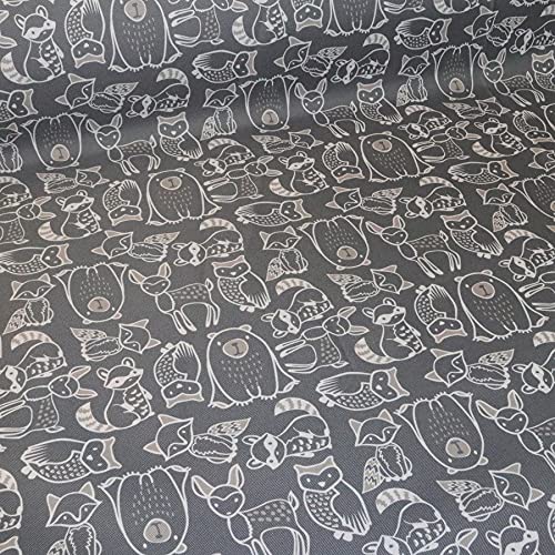 HEKO PANELS Stoff Oxford Wasserdichte Meterware Canvas Polyester Stoff Zum Nähen Nähstoffe Möbelstoffe Dekostoffe Handwerken Wasserabweisend Blickdicht Tiere Weiß Anthrazit 100 x 160 cm HEKO PANELS Stoff Oxford Wasserdichte Meterware Canvas Polyester Stoff Zum Nähen Nähstoffe Möbelstoffe Dekostoffe Handwerken Wasserabweisend Blickdicht Tiere Weiß Anthrazit 100 x 160 cm von HEKO PANELS