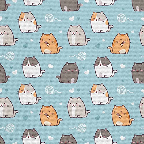 HEKO PANELS Stoff Oxford Wasserdichte Meterware Canvas-Stoff Polyester Stoff Zum Nähen Nähstoffe Dekostoffe Wasserabweisend Blickdicht Katzen 1 Meter 155 x 100 cm HEKO PANELS Stoff Oxford Wasserdichte Meterware Canvas-Stoff Polyester Stoff Zum Nähen Nähstoffe Dekostoffe Wasserabweisend Blickdicht Katzen 1 Meter 155 x 100 cm von HEKO PANELS